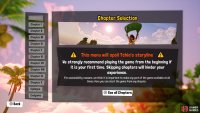 From here choose any chapter that you would like to play.