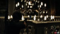 to find the fourth medallion hanging from the chandelier. 