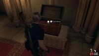 Follow the hallway to find a chest containing the Cubic Device.