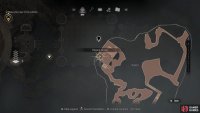 In the depths, make your way to the small building in the northwest, and go around the right side of it.