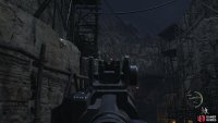 Shoot the villagers with the molotovs on top of the platforms first.