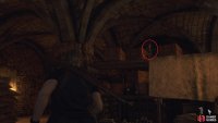 The location of the Clockwork Castellan in the storage room.
