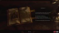 The book containing the clues for the combination lock.