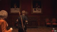 You can see the portraits at the end of the dining room for clues to the puzzle.