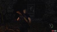 Use the Insignia Key to enter the cave in the Lakeside Settlement.