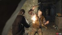 You’ll see a spark when you successfully parry most melee attacks from weapons.