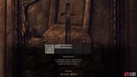 Finally, place the Rusted Sword in the Fourth Stone Portrait.
