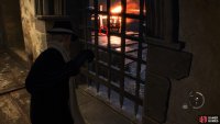For the second gate, aim the grenade in between the brazier and fence post.