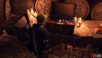 Head to the lit-up area behind the Summoner to find the chest.
