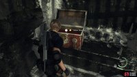 This will remove the wall blocking your way to the treasure.