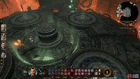 Have one character at the lava wheel, another at the lever, and one at the mould spot to use as bait. Position your fourth character alongside the level or the mould character and use them as support, depending on your party setup.