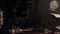 You can break through the Collapsed Corridor using powerful spells such as Eldritch Blast.