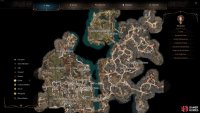 A map of the Shadowlands, showing the main points of interest.
