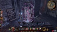 In a room just west of the antechamber you can find a doorway blocked by mucus.