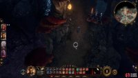 Send one character downhill as bait while the others shelter on a mushroom.