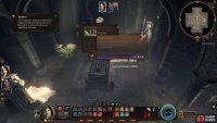 The Engraved Key can be found in the sarcophagus in the middle of the firetrap room in the Dank Crypt.