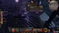 Search the booby-trapped bookshelf to acquire the Nightsinger book.