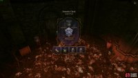 You can use a Rogue to escape from the burning room in the Dank Crypt.
