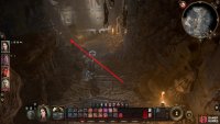 Follow the stairs down, but be aware of a possible difficult encounter while you do.