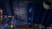 Head to the west door and deal with it how your character would see fit!