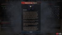 Click on the “Info” tab to learn more about a particular armor piece or set.