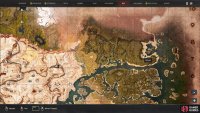 The location of Flotsam, in the far northeast of the map.