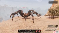 Look for the Giant Spider overlooking the riverbed to the west of The Dryfalls, or patrolling the riverbed itself.