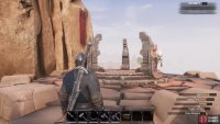 Go to this platform to find the entrance to the Kurak dungeon.