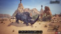 The King Rhino that patrols around Rhinohorn Ridge.