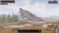 Natural rock structures such as this one can form the basis of a formidable base.
