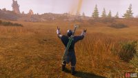 You’ll be stuck in this animation for about a minute while you summon an avatar.
