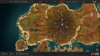 The location of The Ashen Core in the western part of the Isle of Siptah map, close to where you first spawn.