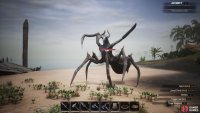 The Demon Spider on the island near the Wreck of the Martyr.