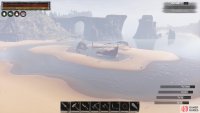 Look for islands with small patches of water around them, or cliff edges to build your base.