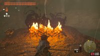 Use a campfire to wait until noon.