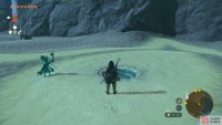 to find the tear on the left side of the geoglyph.