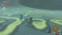 to find the tear sitting on the left side of the geoglyph.