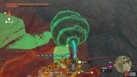 Start the mine cart and use Ultrahand to move rocks off the track.