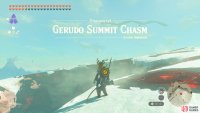 Gerudo Summit Chasm entrance.