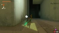 The first turn on your path back to the exit