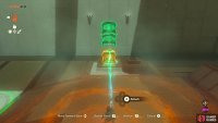 Attach the two springs together and use it to reach the altar.