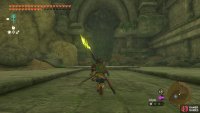 Interact with the repaired statue.