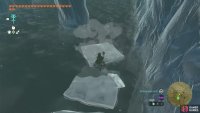 Creating a ice bridge with the fused weapon