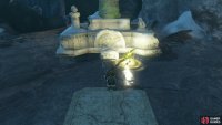 Thorw the claw in the spring water.