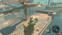 Use boxes at the crow’s nests to gain the high ground.