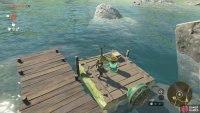 Attach the fan to the back, and the steering device and battery to the top of the raft