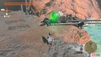 Use the nearby mine cart to transport the rock roast.