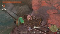 Use the mine cart to return quickly to the Bedrock Bistro.