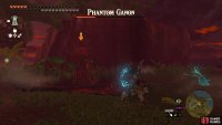 Phantom Ganon will hold his spear back and then lunge at Link.