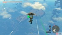 Gliding to the area where the crystal is located